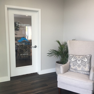 Entrance to Syracuse Chiropractic and Health Center